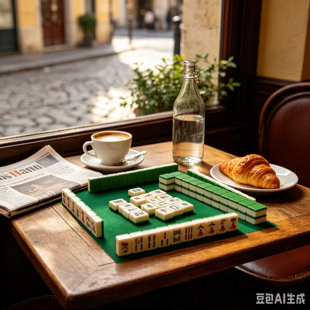 unique text mahjong tiles design